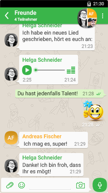 DefTalk Geschwindigkeit