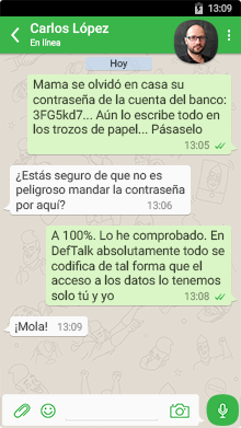 DefTalk messenger