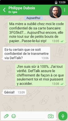 Messagerie DefTalk