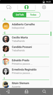 DefTalk Correspondência Protegida